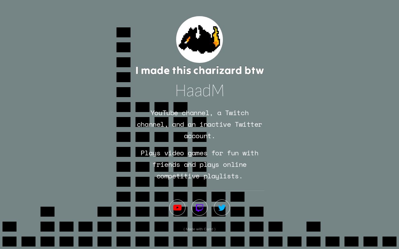 Carrd profile picture for @haad